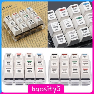 [Baosity5] Cherry Mechanical 12 Key Switch Test Keycaps Kiểm tra Keycaps