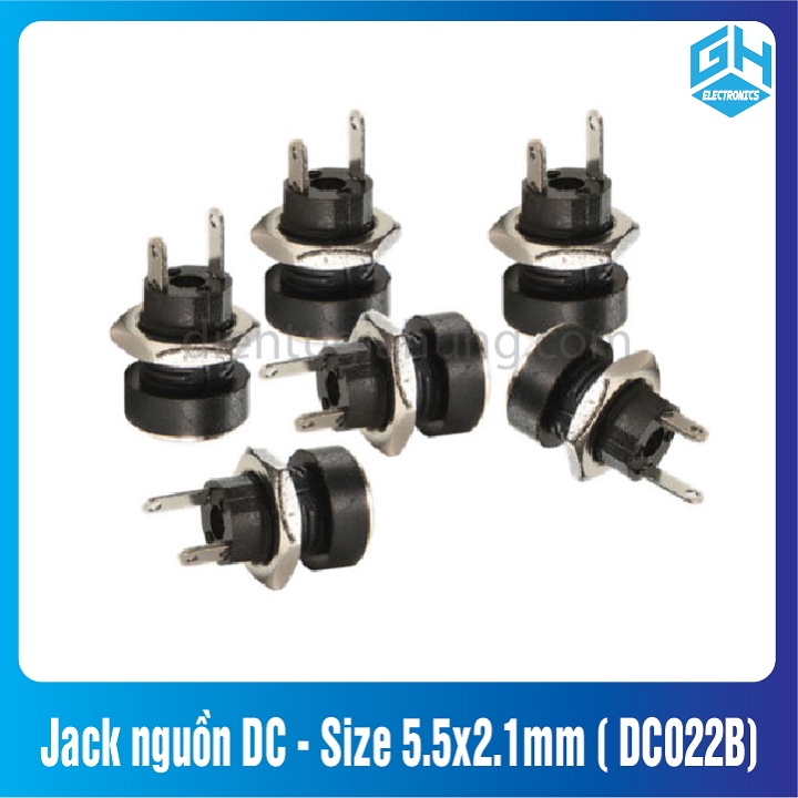 Bộ 5 cái Jack nguồn DC loại Size 5.5x2.1mm