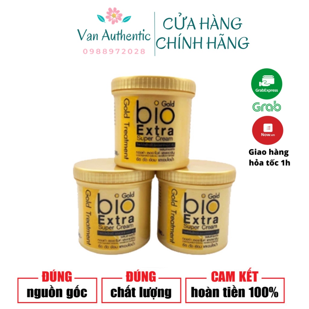 Kem ủ tóc Bio Gold Extra Super Cream phục hồi tóc siêu mượt 500ml