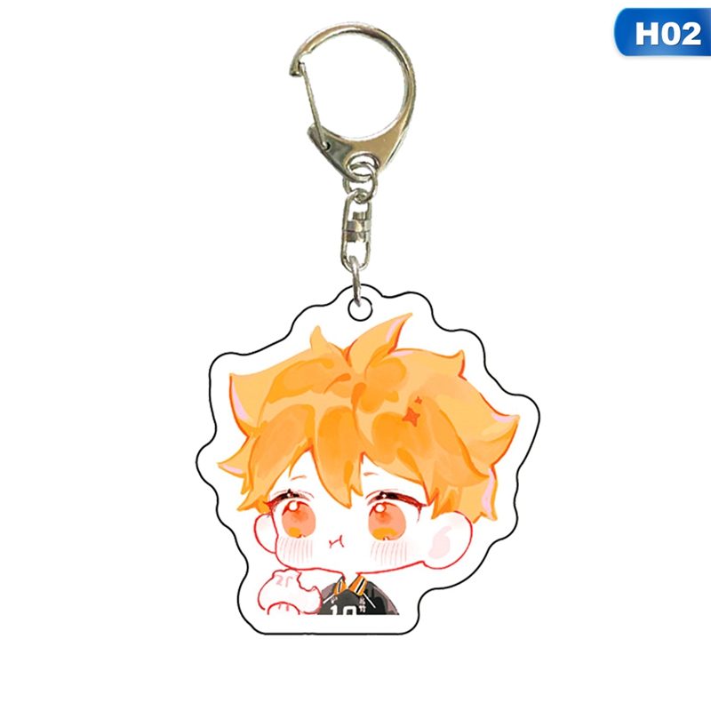 Móc Khóa Nhựa Acrylic Hình Anime Haikyuu