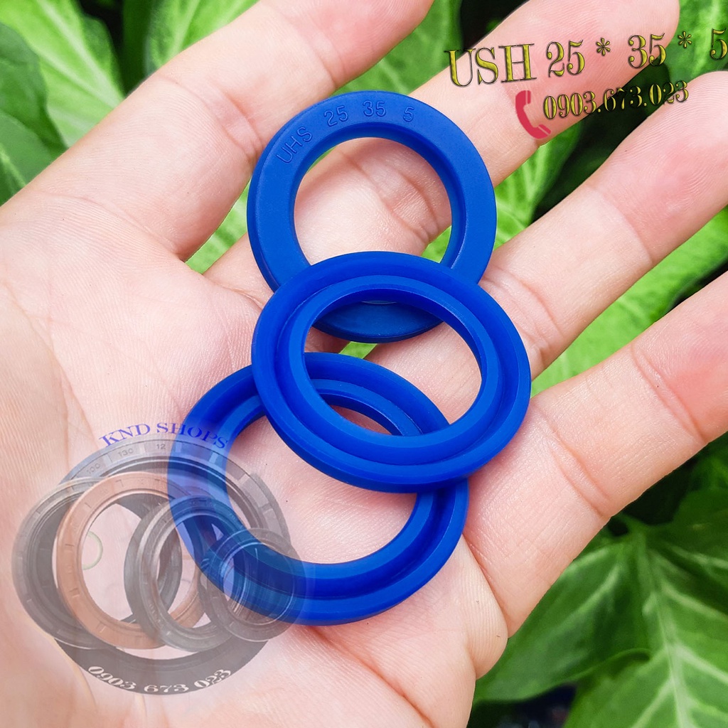 Phớt thủy lực UN 25*35*5, phớt chắn dầu thủy lực chuyên cho máy đào, máy xúc, cẩu và xe nâng | KND Shops