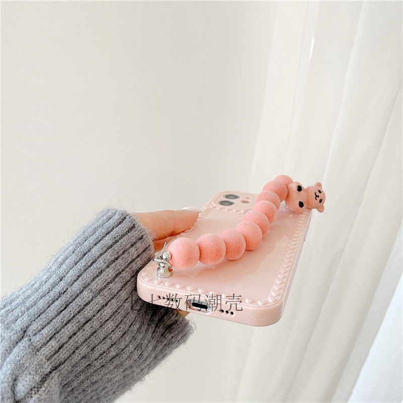 Mới Ốp Điện Thoại Dẻo Họa Tiết Chú Gấu Nhiều Màu Xinh Xắn Cho iPhone 12promax 12 11 x xs 7plus 8plus XR HD0V h75c