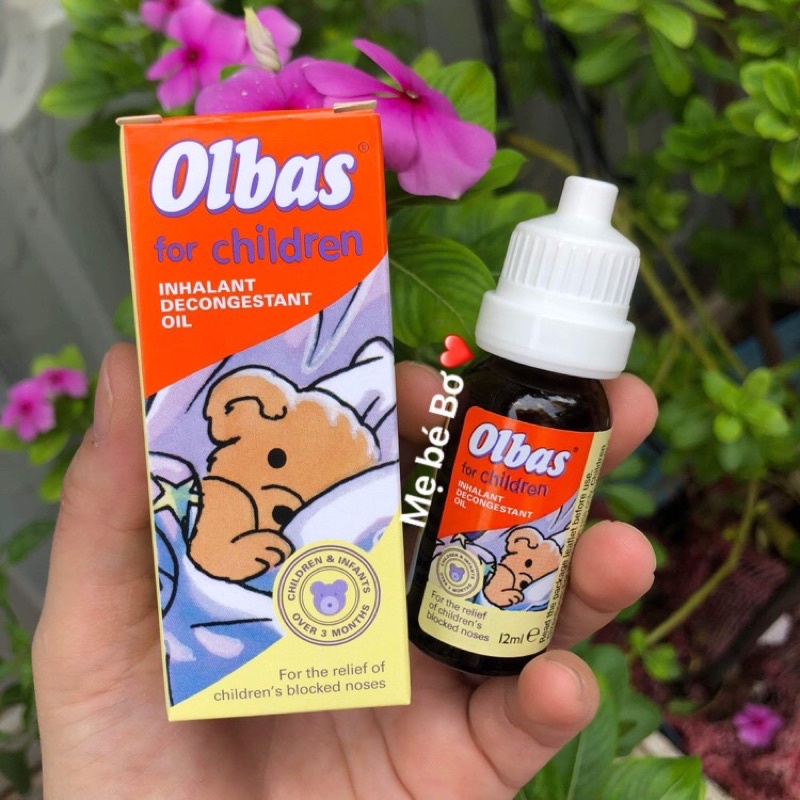 ♨▼Tinh dầu chống cảm, nghẹt mũi OLBAS Anh 12ml