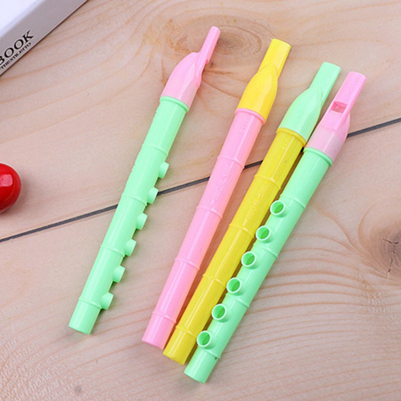 Ống sáo đồ chơi thiết kế 6 lỗ dạy học cho trẻ nhỏ