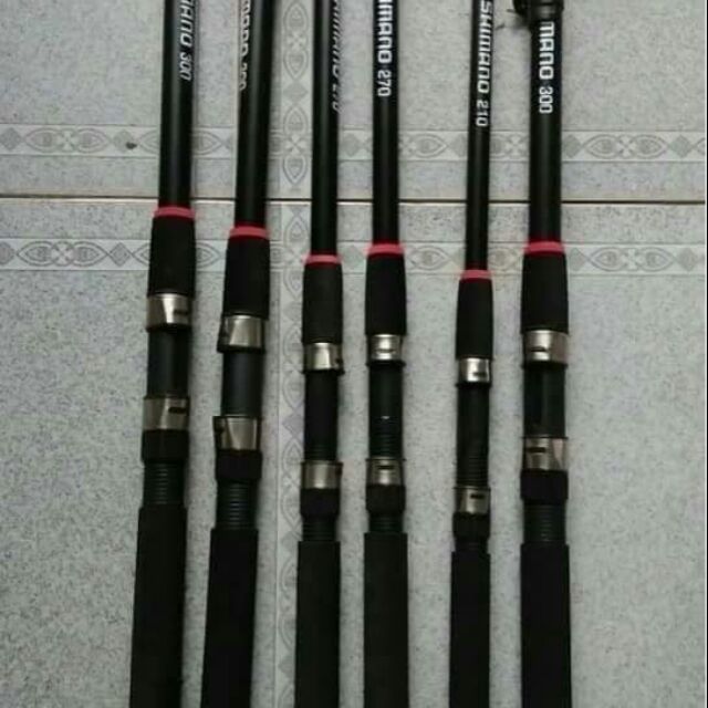 Thanh lý cần máy rút Shimano giá rẻ Tải tĩnh 2kg, tải cá 6-8kg 2m1 giá 65k2m4 giá 70k2m7 giá 75k3m giá 85k