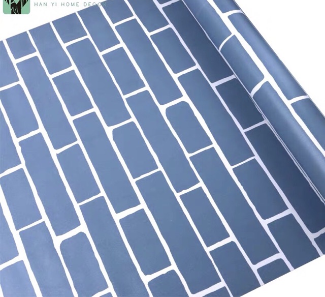 Giấy dán tường giả gạch xanh keo sẵn dài 10 mét, rộng  45 cm | BigBuy360 - bigbuy360.vn