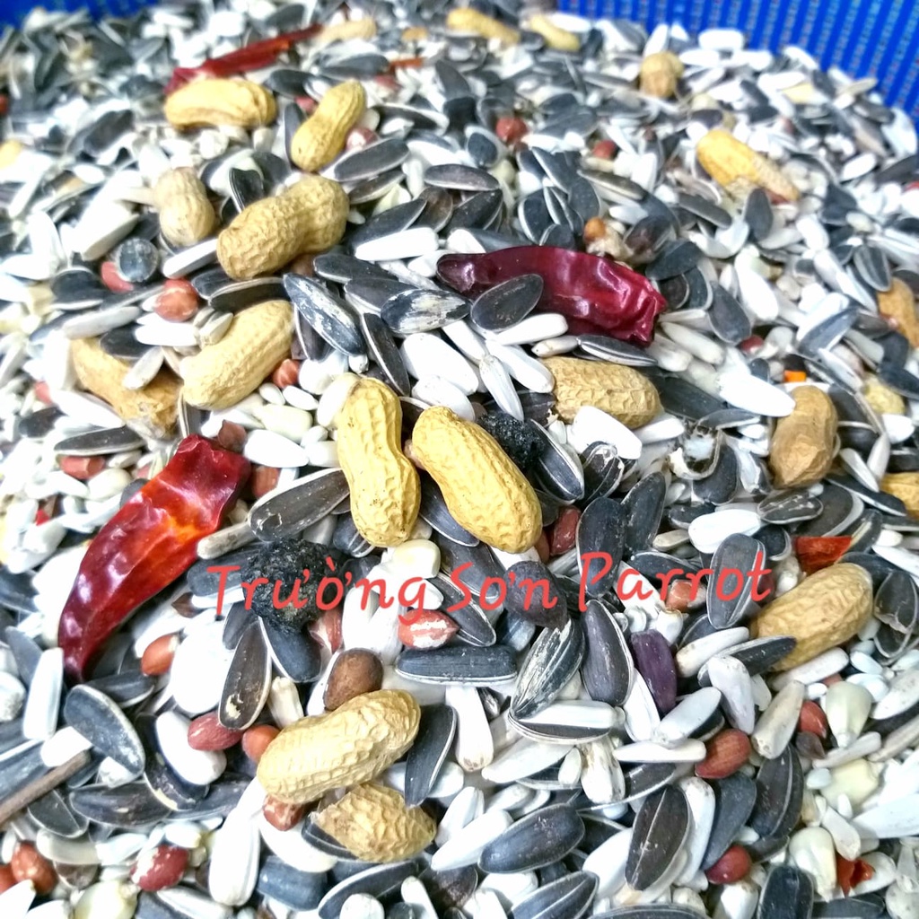 1kg Hạt Trộn Ara Selection cho vẹt lớn và trung như macaw, xám, sun, xích....