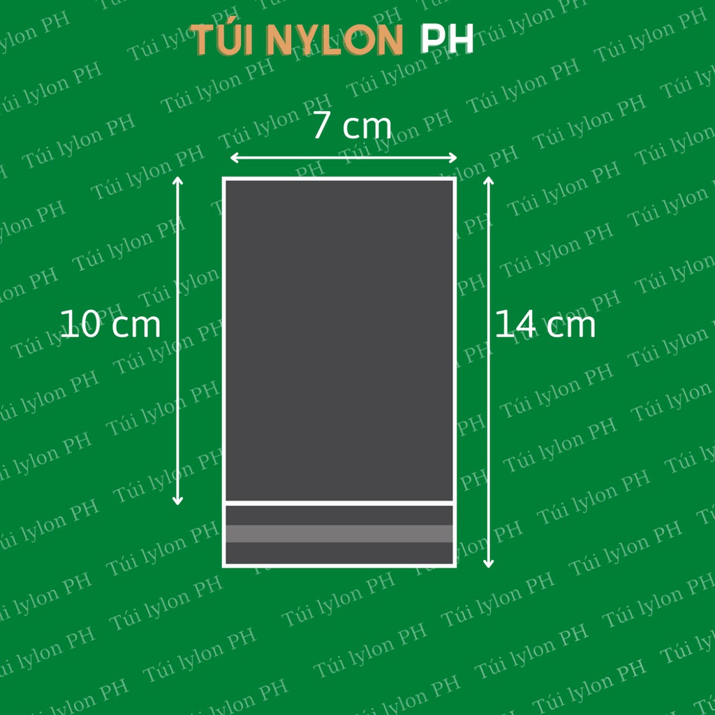 100g Túi  bóng kính OPP dán miệng đựng quần áo, trang sức,khẩu trang Hà Nội