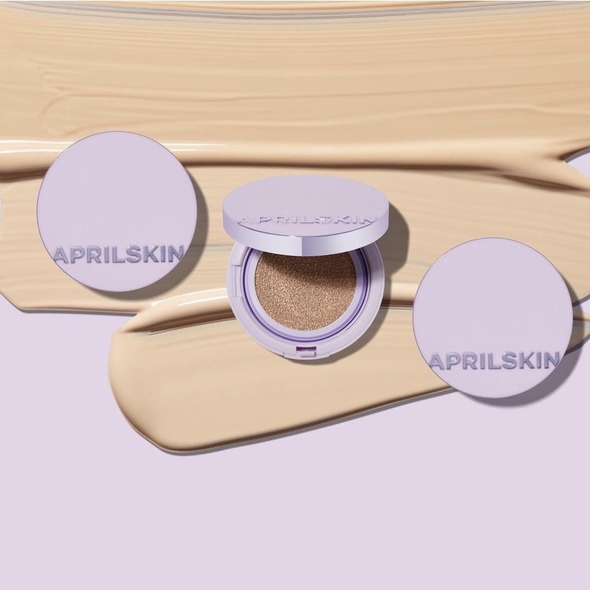 Phấn nước Aprilskin lâu trôi, che phủ hiệu quả Ultra Slim Cushion Hàn Quốc 15g tặng kèm lõi NPP Shoptido