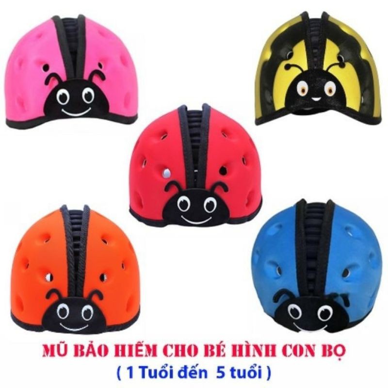Mũ Bảo Hiểm Tem Bọ Mỏ Cho Bé Tập Đi 》》 1 đến 5 Tuổi