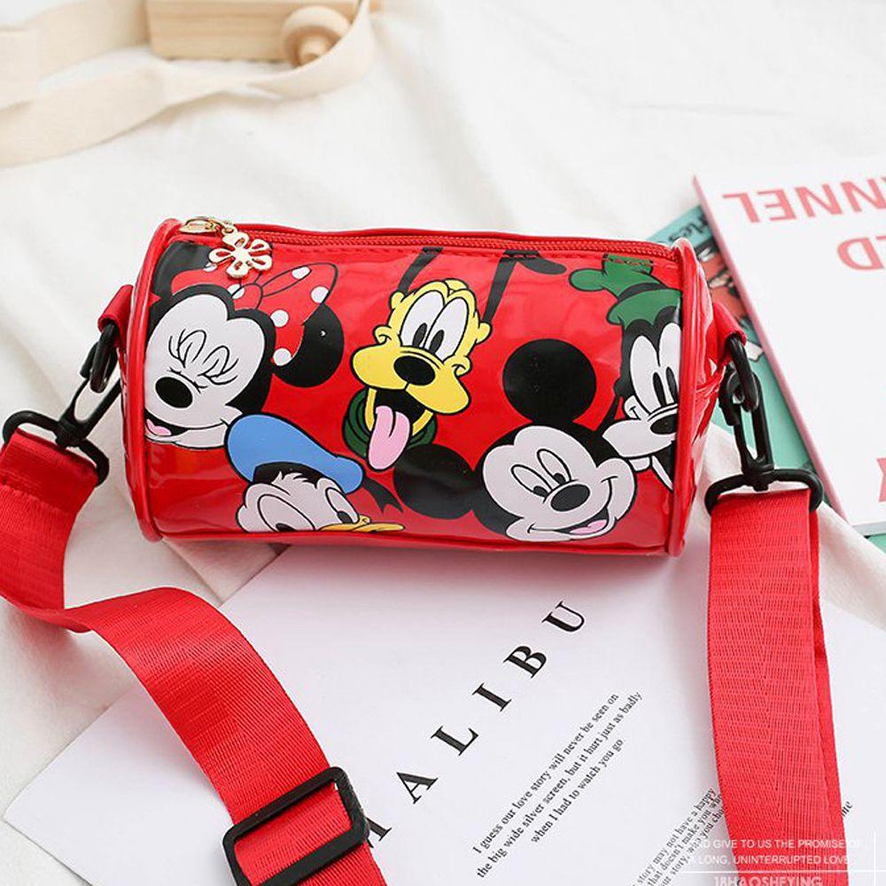 LILYES Túi Da Pu Đeo Chéo Hình Chuột Mickey Đáng Yêu Cho Trẻ Em