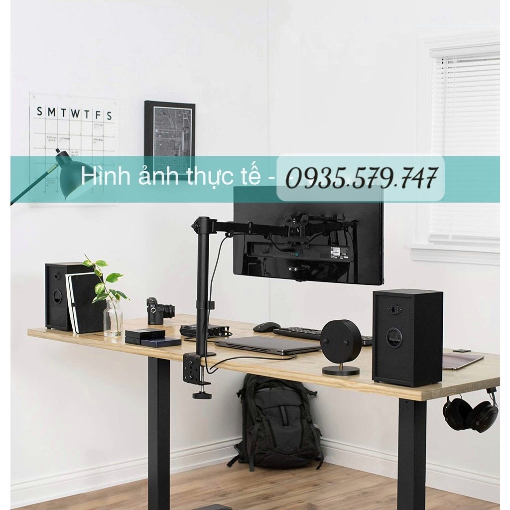 M051 - Giá Treo Màn Hình Máy Tính/ Giá Đỡ Màn Hình Kẹp Bàn/ Đục lỗ  [ Rẻ Hơn NB F80 / NB H100/ NB