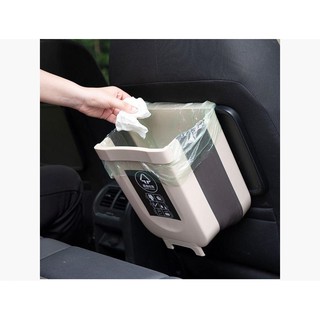 Thùng rác co giãn treo bếp hoặc xe ô tô nhỏ gọn