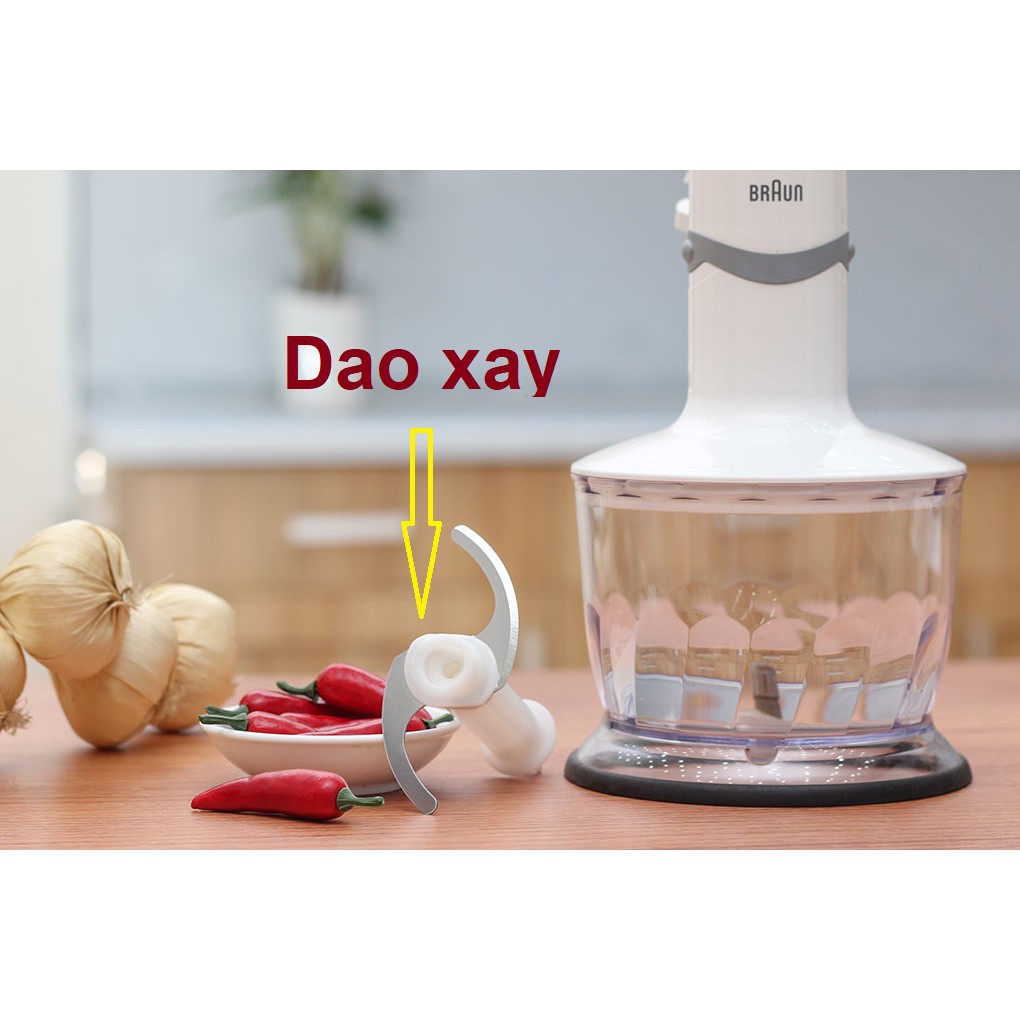 Dao xay thịt cối CA 500ml máy xay Braun MQ535 MQ5235 MQ5035 MQ3035