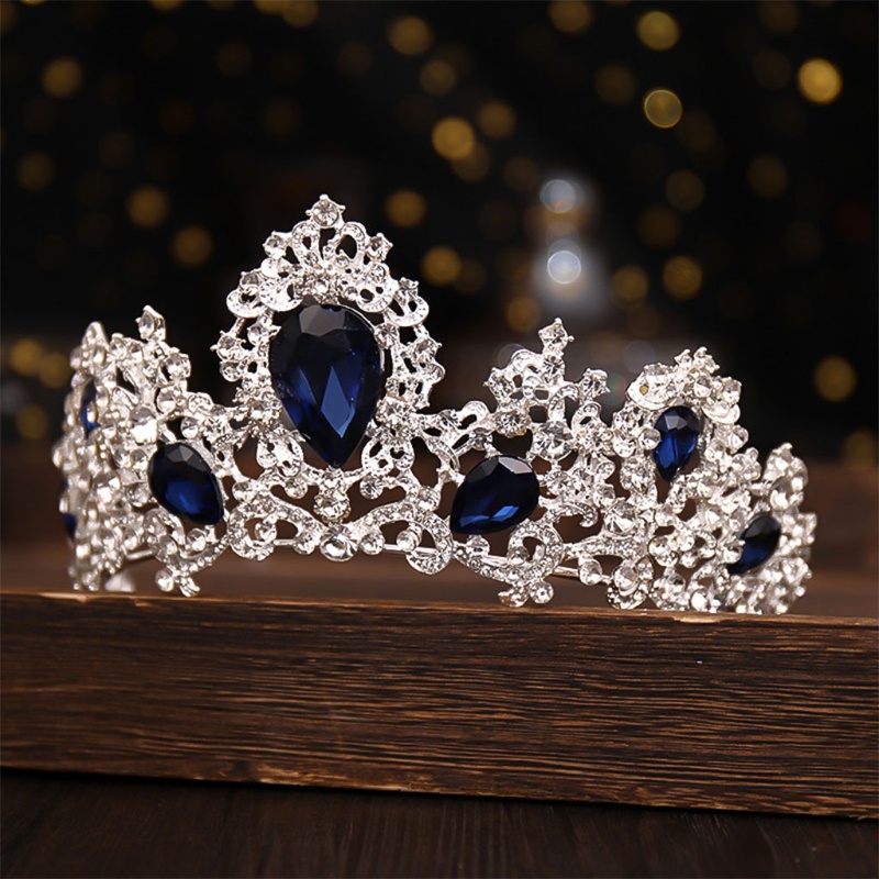 Băng Đô Cài Tóc Bằng Kim Loại Đính Đá Pha Lê Sang Trọng