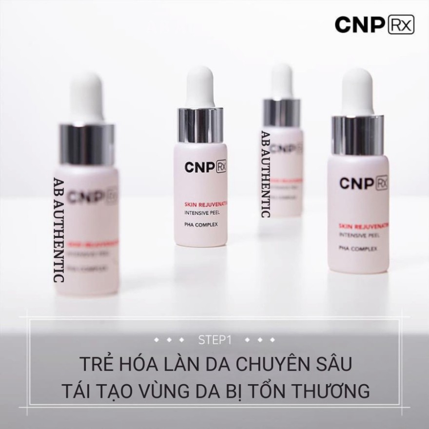 [Hot] Lọ Peel tái tạo da chuyên sâu CNP Rx Skin Rejuvenating Intensive Peel giúp căng bóng da xóa mờ thâm nám