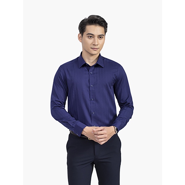 Áo sơ mi ngắn tay ARISTINO phom Slim fit ôm vừa vặn, vải bamboo sợi tre thiên nhiên thoáng mát - ALS31001
