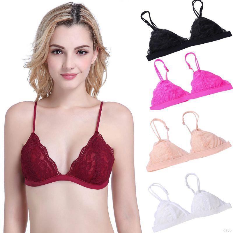 Bra Kèm Mút Nâng Ngực Hoạ Tiết Hoa Thiết Kế Quyến Rũ Cho Phái Nữ