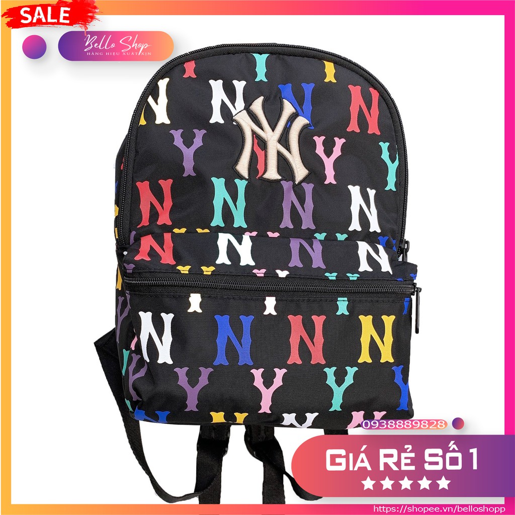 Ba Lô M.L.B Monogram Rainbow Small Backpack  B389