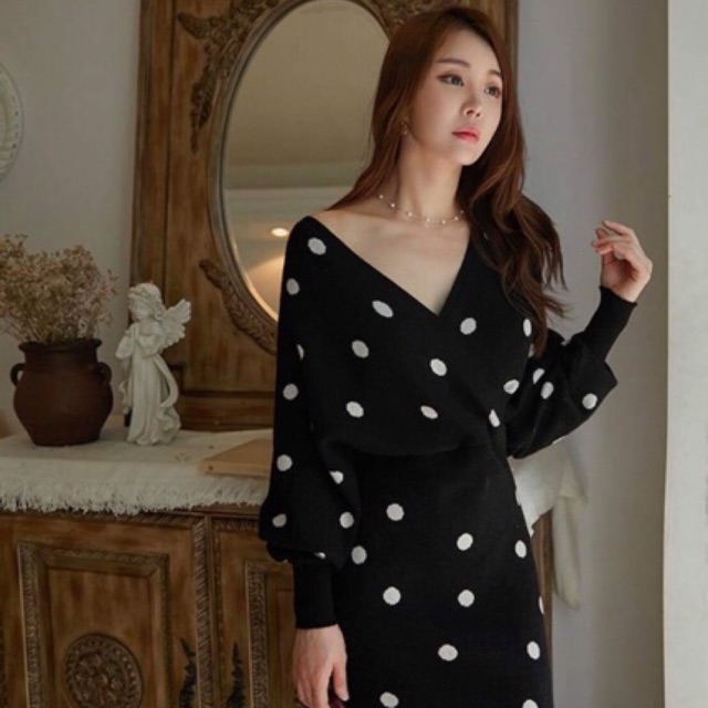 Váy len chấm bi | BigBuy360 - bigbuy360.vn
