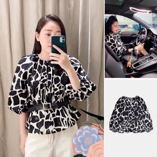 (THANH LÝ XS) Áo Zara tay bồng hottrend sẵn Xs