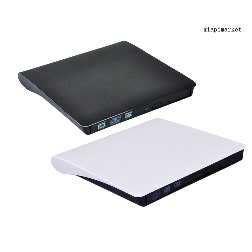 LOP_CD-ROM Disk Drive USB 3.0 Low Noise ABS Computer ROM External Drive for Laptop