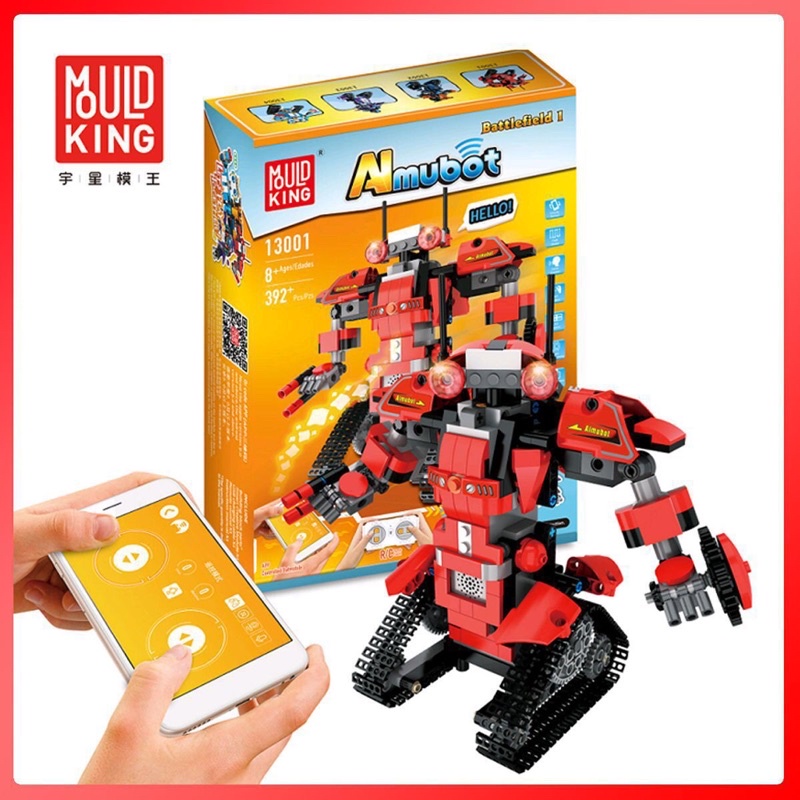 Lego - Mould King 13001 ( Xếp hình Robot Thông Minh Có Điều Khiển 392 Mảnh )