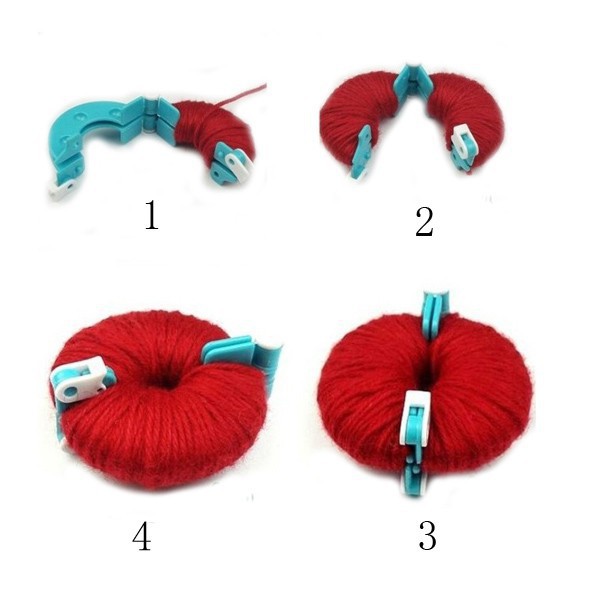 Dụng Cụ Tạo Bông Len - Pom Pom Maker Fluff Ball Weaver