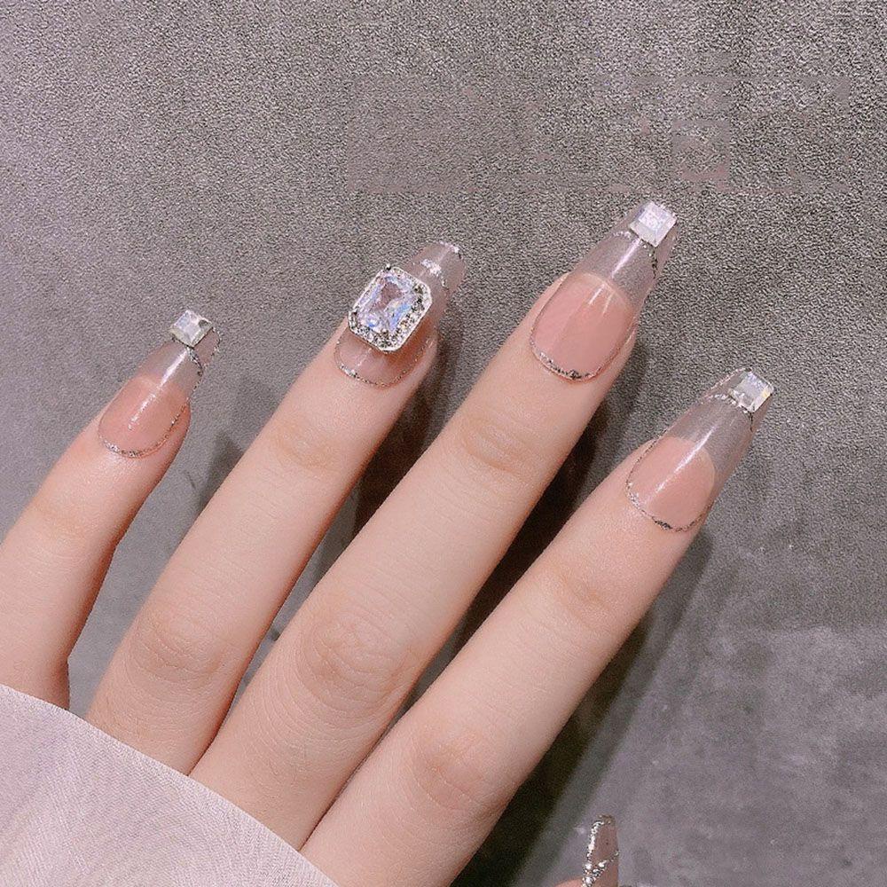 Hộp Phụ Kiện Trang Trí Móng Tay 3D Lấp Lánh Sang Trọng|Phụ Kiện Trang Trí DIY Xinh Xắn Đáng Yêu
