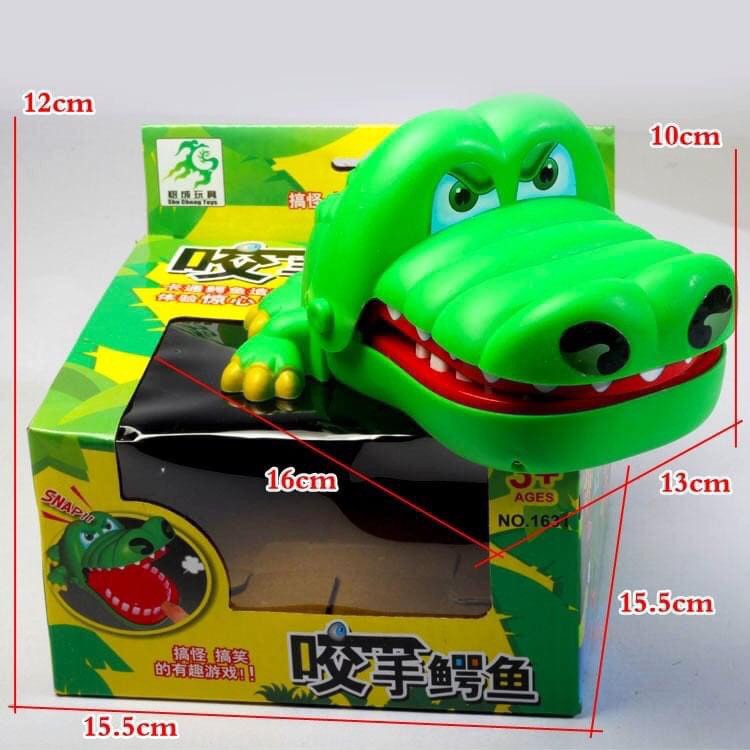 Đồ Chơi Khám Răng Cá Sấu Cắn Tay Thử Thách Lòng Dũng Cảm Cho Bé