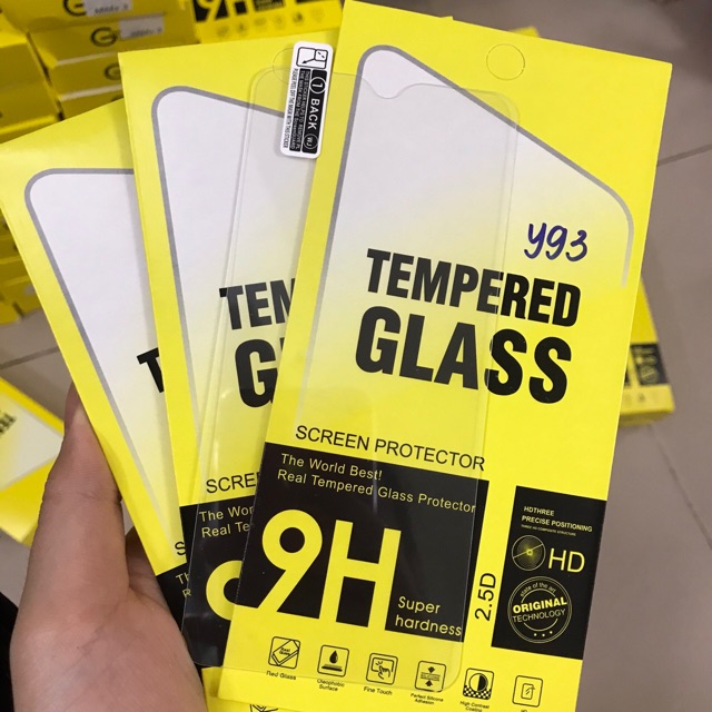 Bộ ba kính cường lực 2,5D Hawei Y93