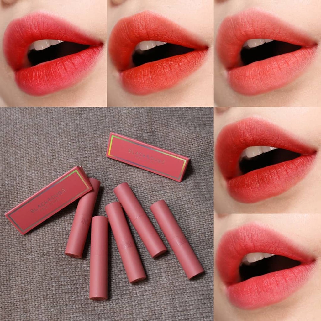 Son Thỏi Black Rouge Rose Velvet Lipstick