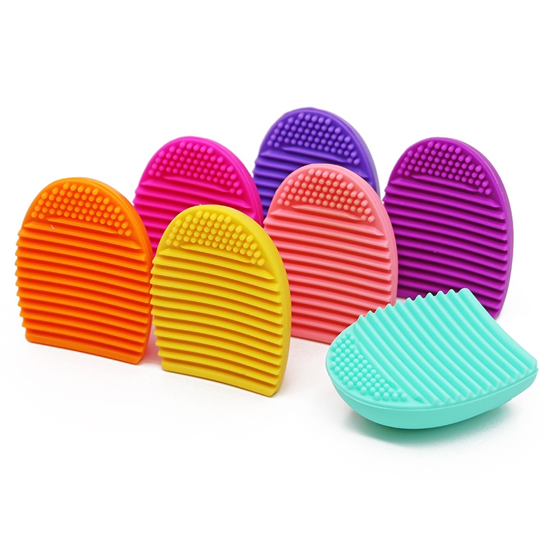 Dụng Cụ Vệ Sinh Cọ Trang Điểm Bằng Silicone Hình Quả Trứng