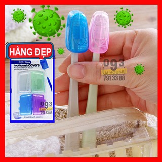 Combo 4 Đầu bọc bàn chải đánh răng kháng khuẩn