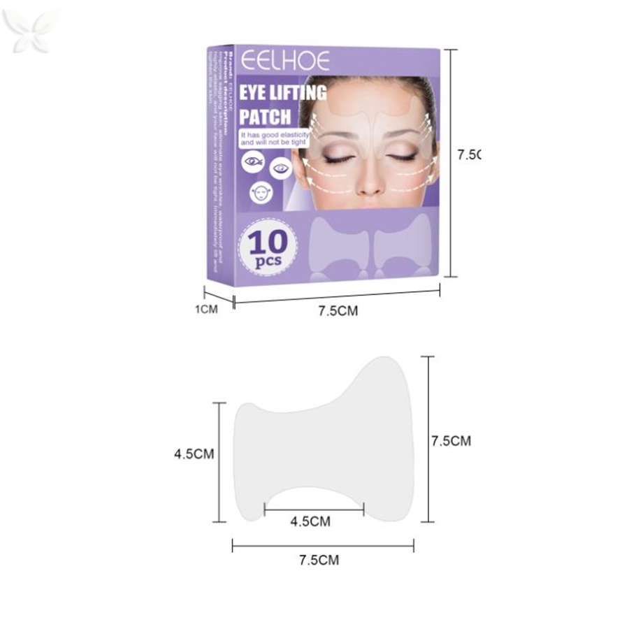 Set 10 Miếng Silicone Dán Nâng Cơ Mặt Chống Lão Hóa Có Thể Tái Sử Dụng