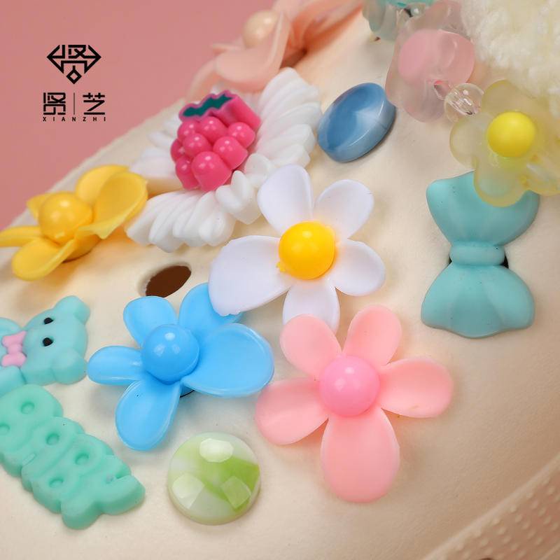 Phụ Kiện Khóa Dây Giày DIY Thiết Kế Dễ Thương Tiện Dụng