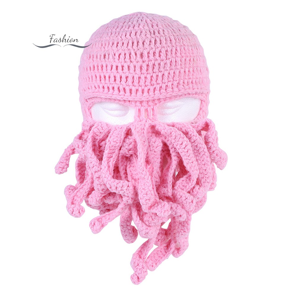 Mũ len hình bạch tuộc độc đáo cho người lớn