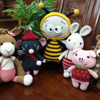 Thú len handmade - Bé ong cool ngầu