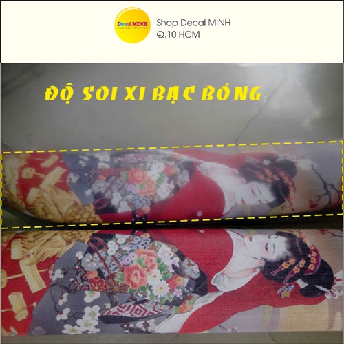 Combo 5 mét Decal Xi Bạc Bóng Gương / Xi Vàng Gương / Xi Bạc Nhôm Mờ .