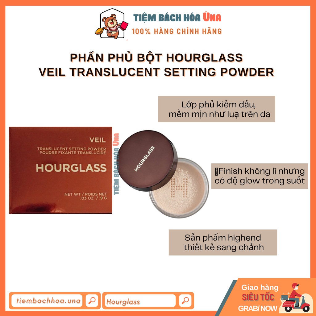 Phấn phủ bột kiềm dầu Hourglass Veil Translucent Setting Powder