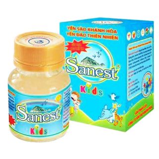 [ Nhập SPE46562 Hoàn Xu 10k ] Combo 10 hũ yến sào Khánh Hoà SANEST KIDS lọ 62ml