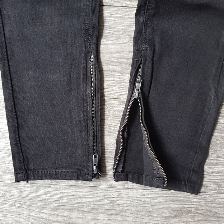 Quần jean nam đen zipper ✅ Quần jean đen zip ✅ Quần jean nam có zip TRENDYSTORE