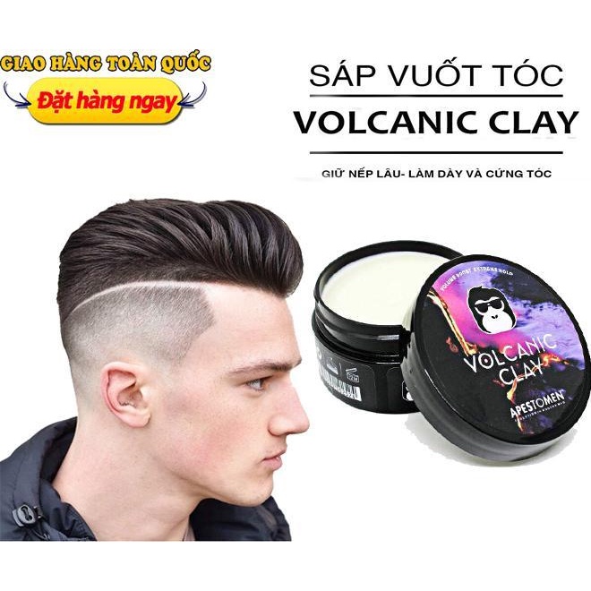 Sáp vuốt tóc nam cao cấp - Apestomen Volcanic Clay 79ml
