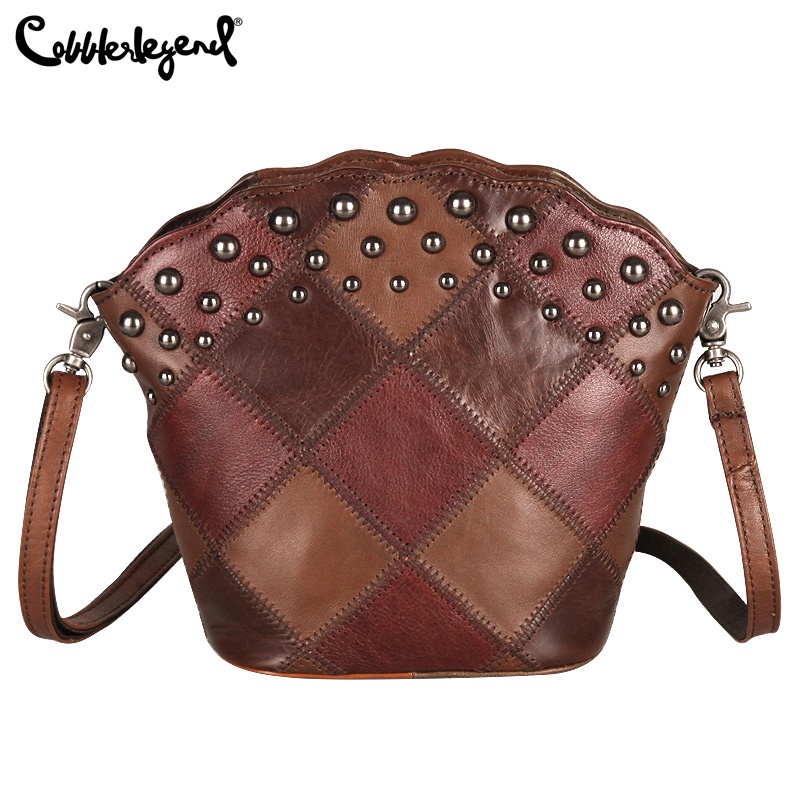 Túi da đeo chéo COBBLER LEGEND phong cách Hàn Quốc cổ điển thời trang dành cho nữ