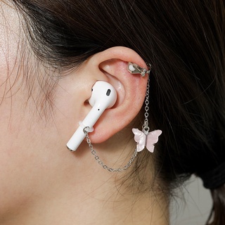 Kẹp Tai Nghe Chống Rơi Chống Thất Lạc Hình Bướm Phong Cách Hàn Quốc Thông Dụng Cho Airpods