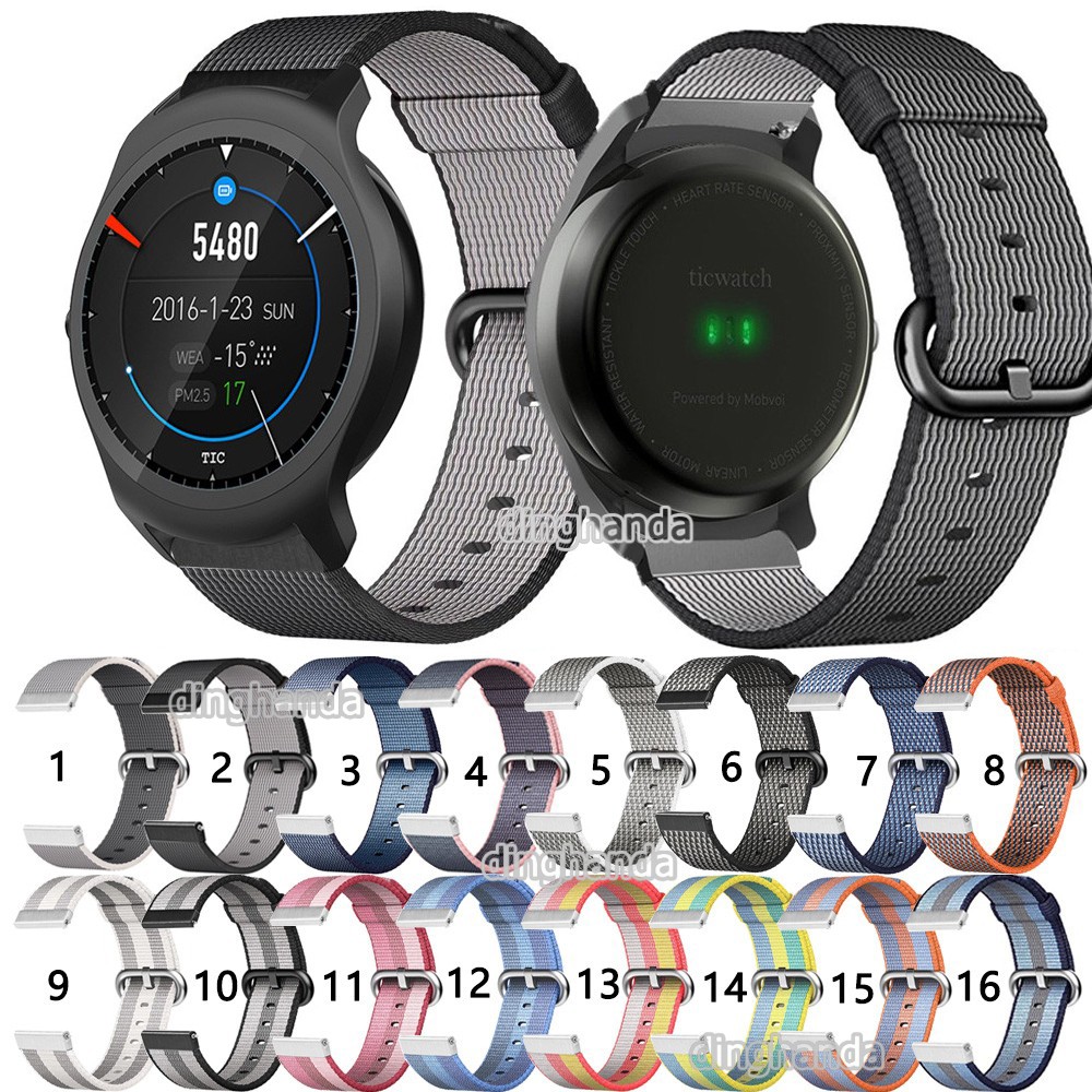 Dây đeo chất liệu nylon bền cho đồng hồ thông minh Ticwatch 2