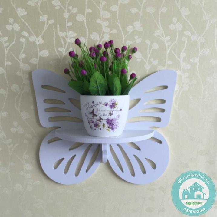 Kệ trang trí treo tường hình bướm Butter Fly