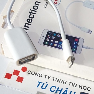 Cáp OTG  Lightning ra USB cho Iphone & Ipad