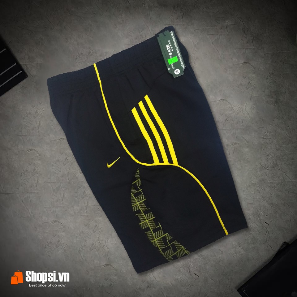 Quần Short Nam - Quần Đùi Thể Thao Phối Viền - Hàng VNXK