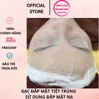 Combo 100 miếng Gạc đắp mặt tiệt trùng sử dụng đắp mặt nạ trong spa và thẩm mỹ viện